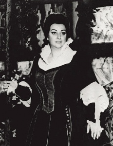 Montserrat Caballé 1969, photo libre de droits