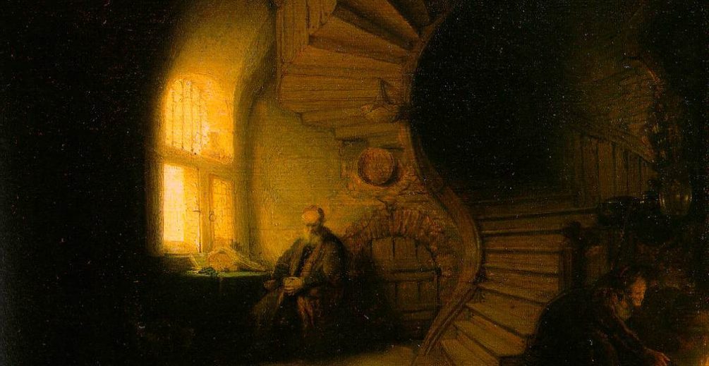 Le Philosophe en méditation, Rembrandt van Rijn, 1632