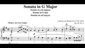 Partition de Beethoven, Allegro ma non troppo